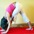 Die Rumpfbeuge mit angebeugtem vorderen Bein - Parshva Uttanasana