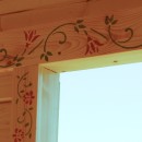 ... schöne Details am Türrahmen erfreuen das Auge ...