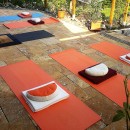 Platz für Yoga
