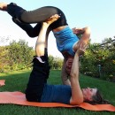 Yoga im Garten