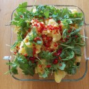 Kartoffelsalat und Rucola
